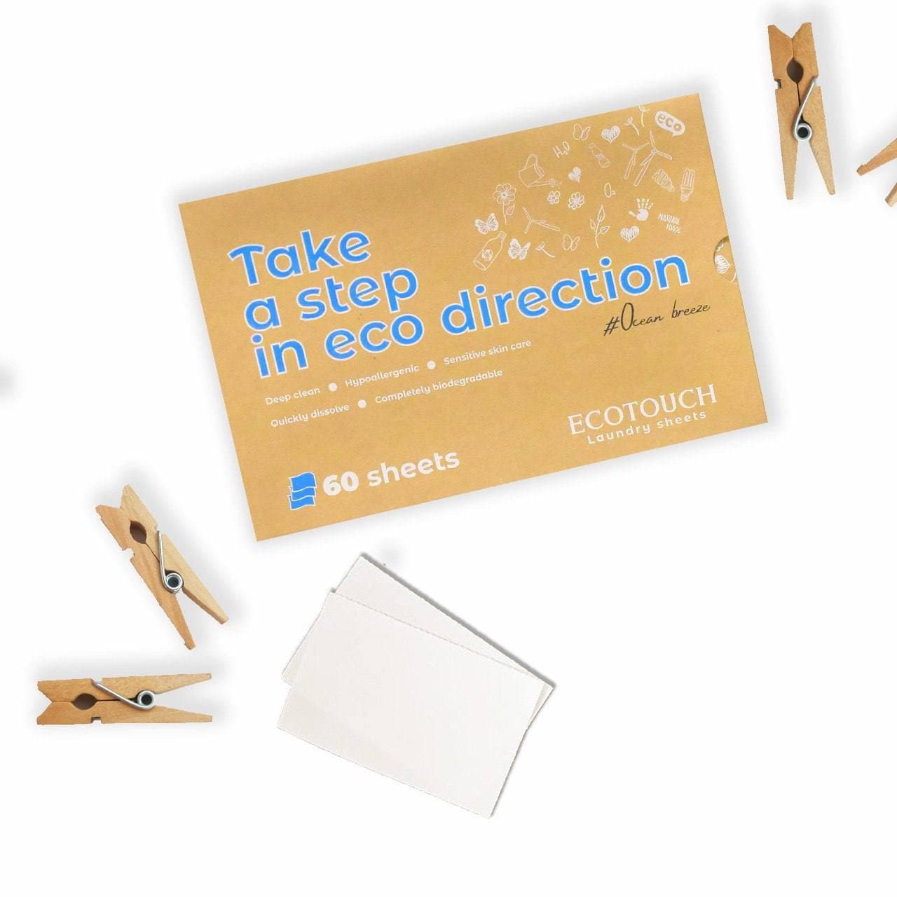 شرائح نسيم المحيط Laundry 60 sheets - Ocean breeze